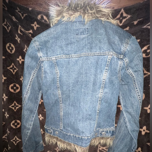 Jean jacket with faux - Picture 3 of 3